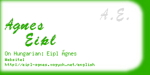 agnes eipl business card