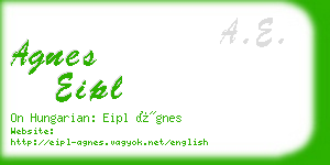 agnes eipl business card